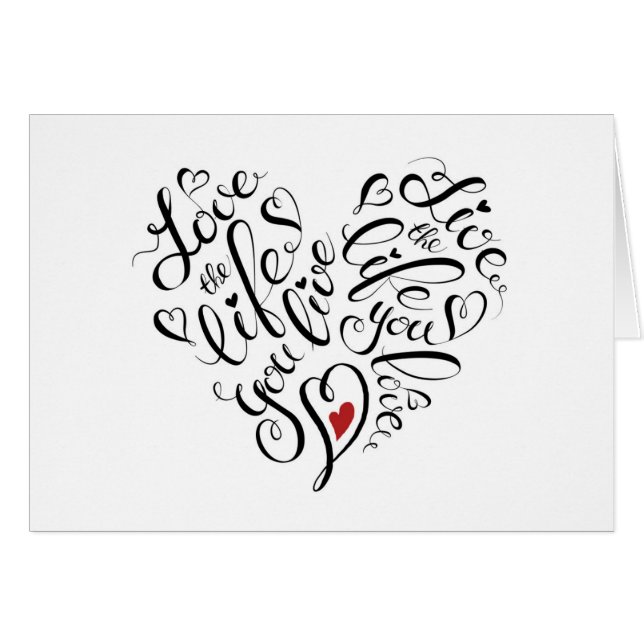 Love The Life You Live (Front Horizontal)