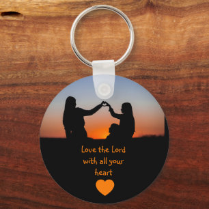 Love the Lord with all Your Heart Keychain