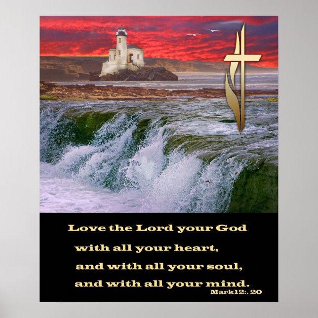  Love the Lord your God poster (Front)