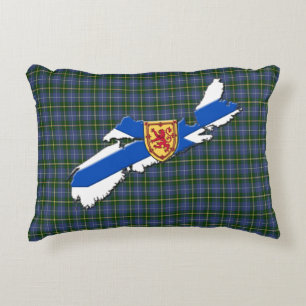 Love the Nova Scotia tartan accent pillow