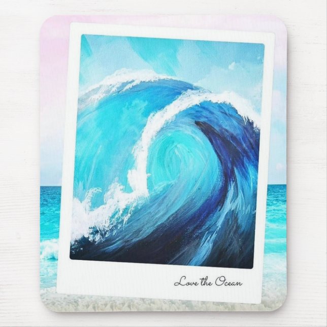 Love the Ocean Mousepad (Front)