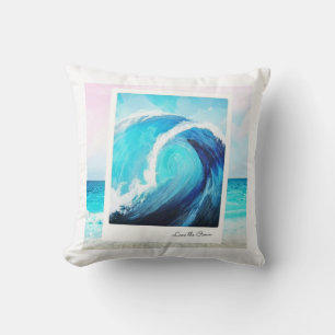 Love the Ocean Throw Pillow