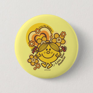 Love The Sunshine | Flowers & Colour 2 Inch Round Button