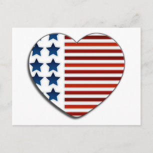 Love the USA Postcard