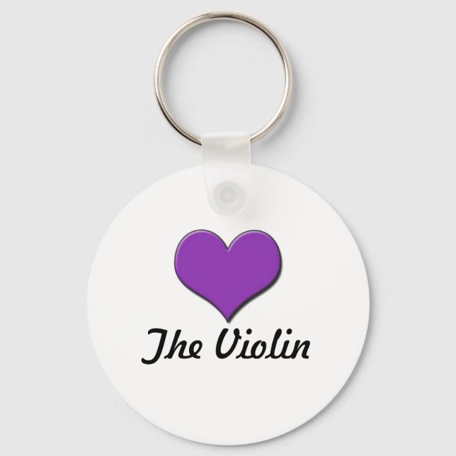 Love The Violin Keychain (Front)