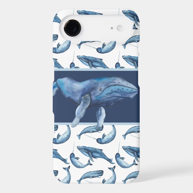 Love the Whales - Blue Whale Design (Verso)
