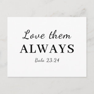 Love Them Anyway Luke 23:34 Design Postcard