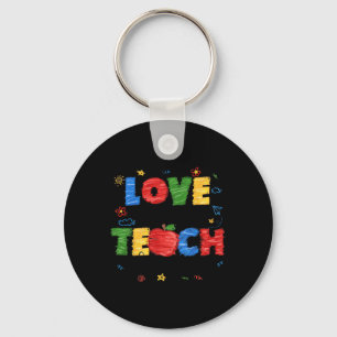 Love Them First Teach Them Second Special Educatio Keychain