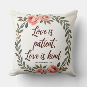 Love themed Botanical Throw Pillow
