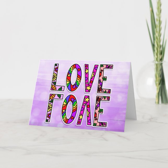 Love |There are no Words for How Much I Love  You  Card (Front)