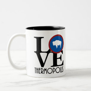 LOVE Thermapolis 11oz Two-Tone Coffee Mug