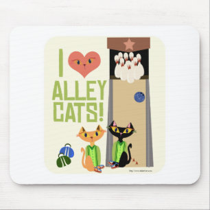 Love Those Alley Cats Mouse Pad