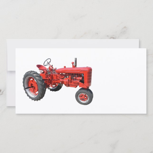 LOVE THOSE OLD RED TRACTORS (Front)