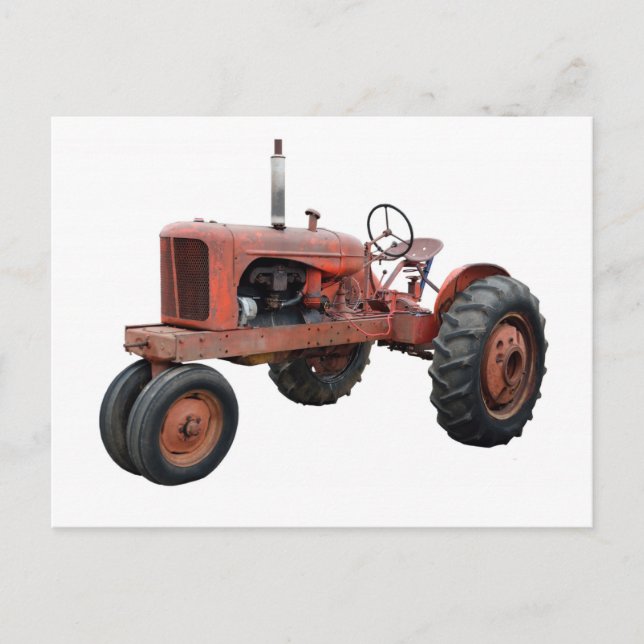 Love Those Old Rusty Tractors Postcard (Front)