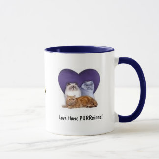 Love those PURRsians! Mug