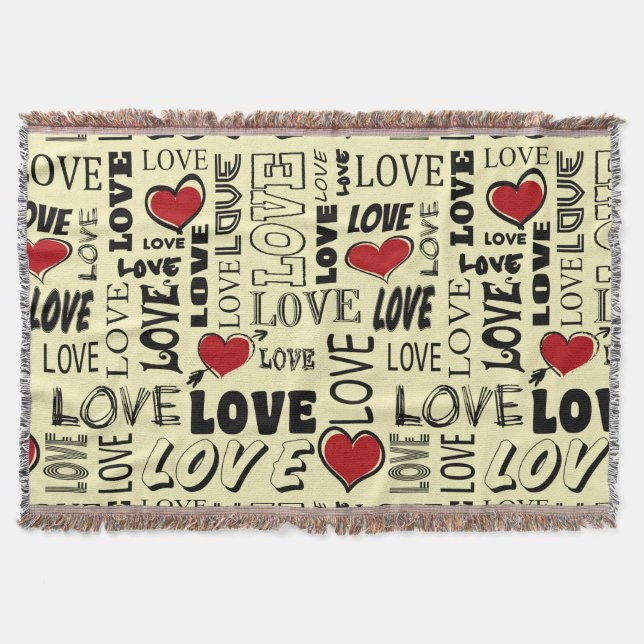 Love Throw Blanket (Front)