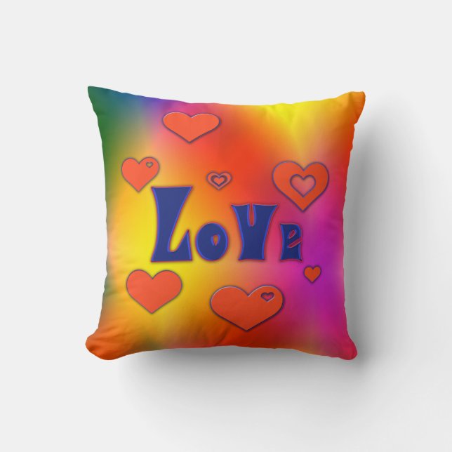 Love Throw Pillow (Front)