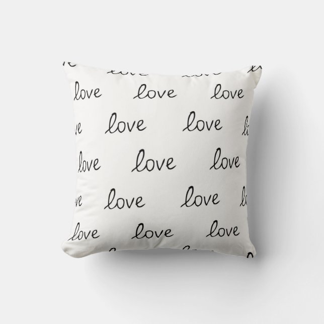 Love Throw Pillow (Front)