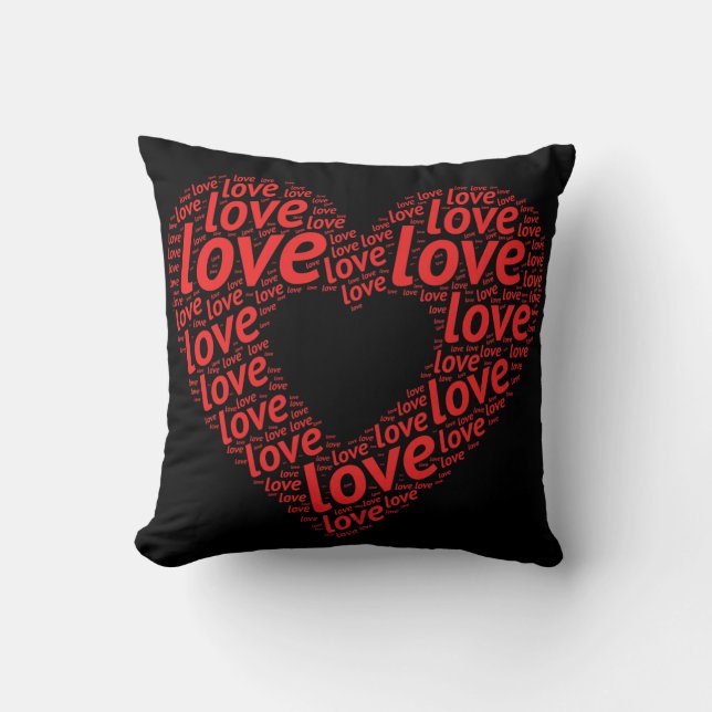 Love Throw Pillow (Front)