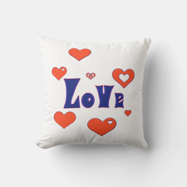 Love Throw Pillow (Front)