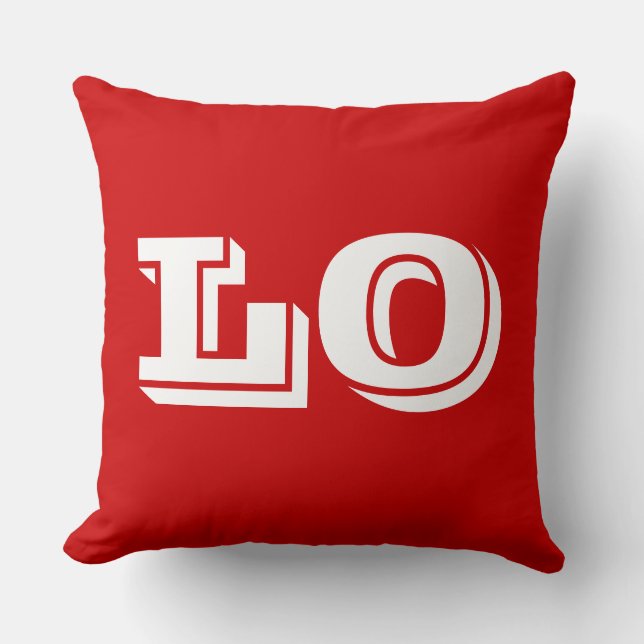 LOVE THROW PILLOW (Front)