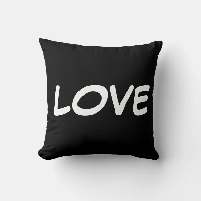 LOVE throw pillow, 16x16 Pillow (Front)