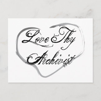 Love Thy Archivist Postcard