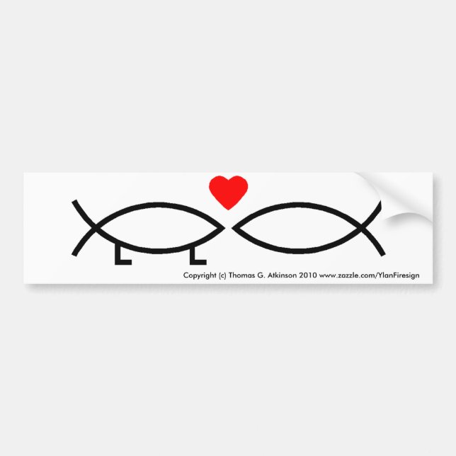 Love Thy Neighbour Bumper Sticker (Front)