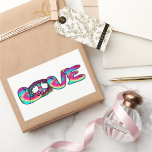 Love tie-dye sticker