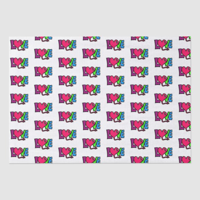 Love Tissue Paper (Front)