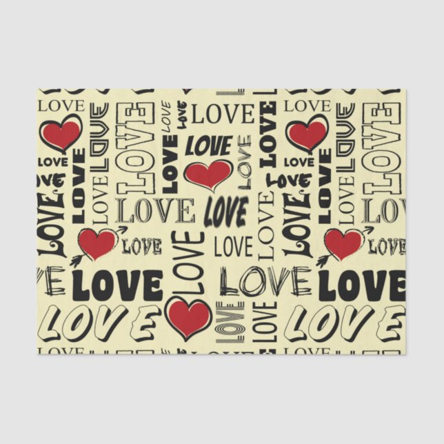 Love Tissue Paper (Front)