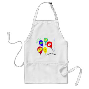 Love to Bake Candy Bits Balloons Apron Personalize