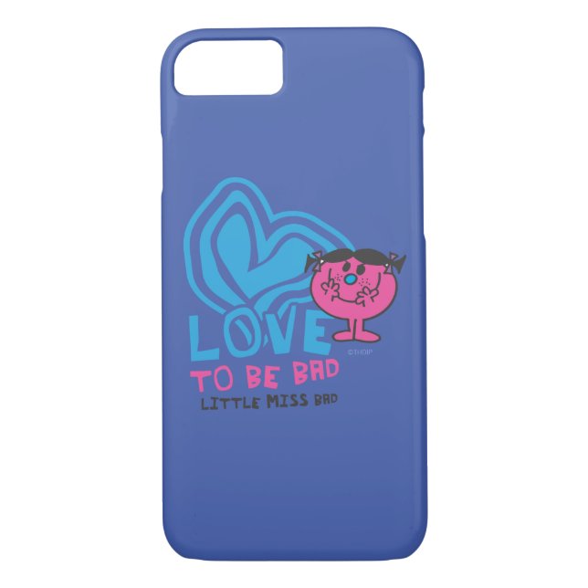 Love To Be Bad | Deformed Heart Case-Mate iPhone Case (Back)