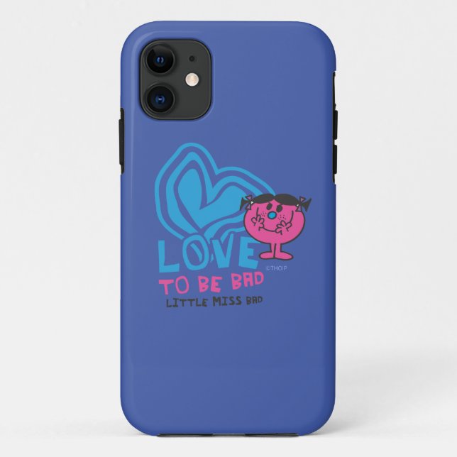 Love To Be Bad | Deformed Heart Case-Mate iPhone Case (Back)