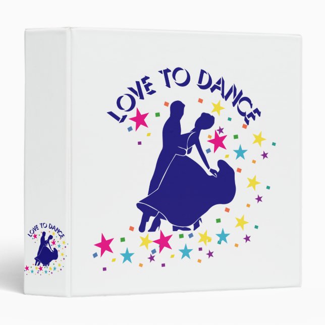 Love to dance binder (Front/Spine)