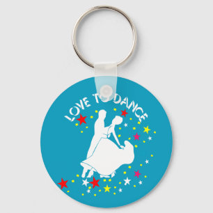 Love to dance keychain