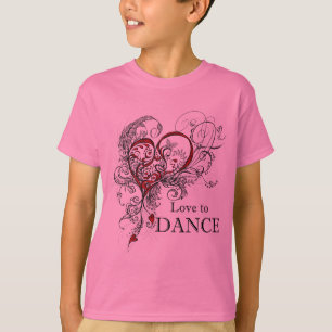 Love to Dance Kids T-shirt (customizable)