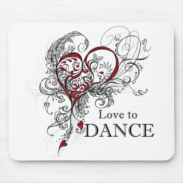 Love to Dance Mousepad (Front)