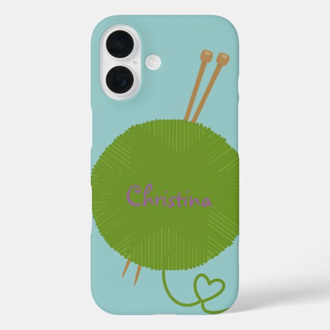 Love to Knit Case-Mate iPhone Case (Back)