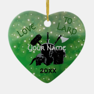 Love to Larp Ceramic Ornament