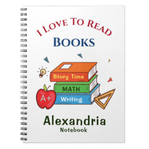Love To Read Books Reader Reading Personalize