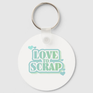 Love to Scrap Keychain