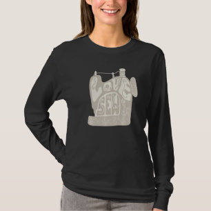 Love To Sew Vintage Sewing Machine Sewer Seamstres T-Shirt
