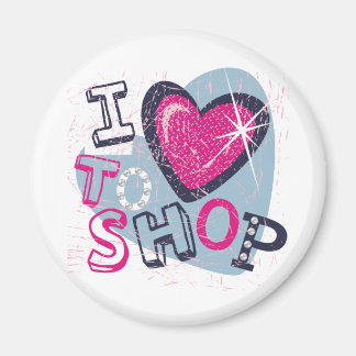 Love To Shop Kids Magnet