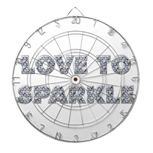 Love To Sparkle Dartboard (Front)