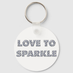 Love To Sparkle Keychain