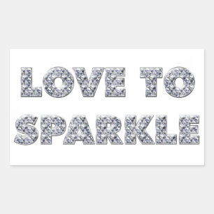 Love To Sparkle Sticker
