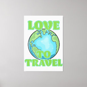 Love to Travel Canvas Print