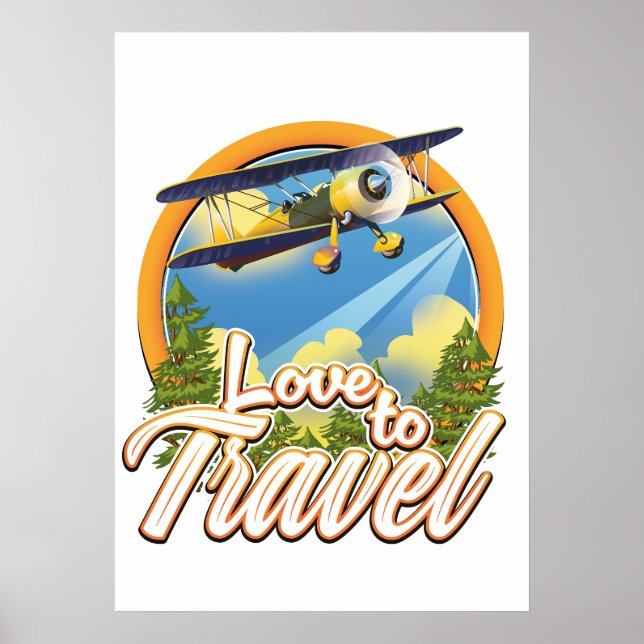 Love to Travel Poster (Front)