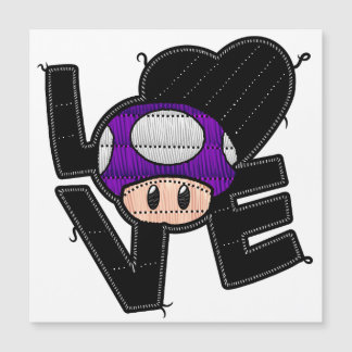 Love Toad - Magnet pourpre